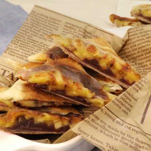 「あんこバナナ春巻き」のレシピ動画