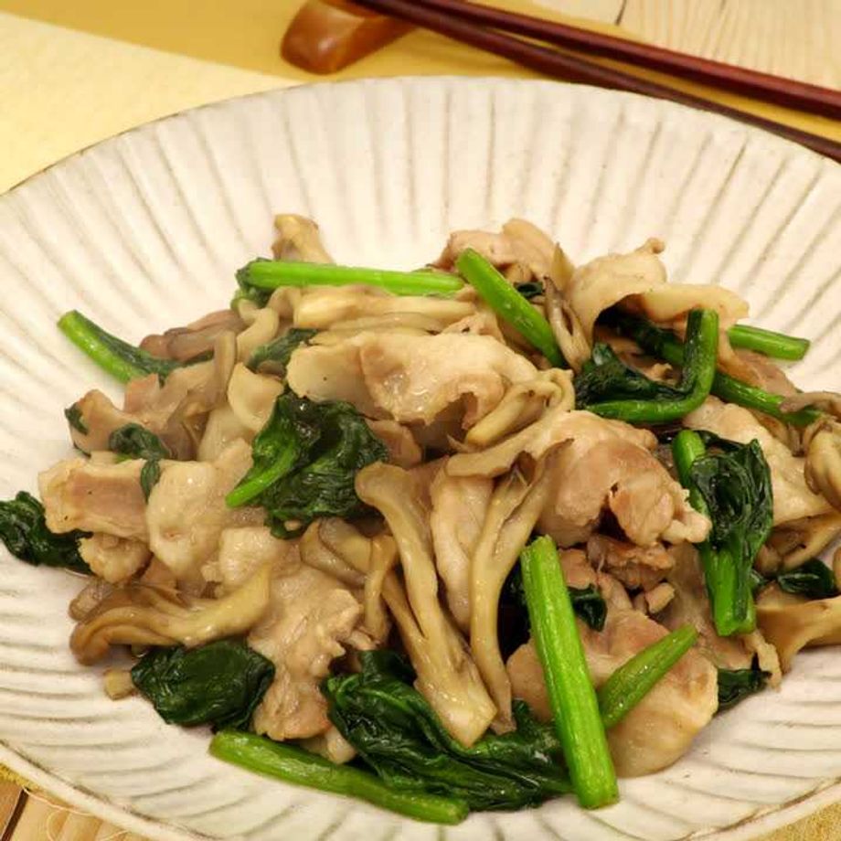 豚肉 舞 茸