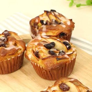 「りんごのパン風マフィン」のレシピ動画