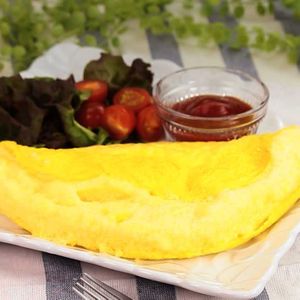 「ふわふわオムレツ」のレシピ動画