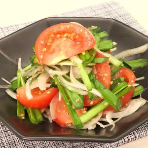 「トマトのナムル」のレシピ動画