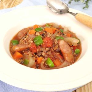 「雑穀入りミネストローネ」のレシピ動画