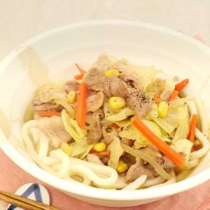 「タンメンうどん」のレシピ動画