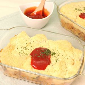 「スフレオムライス」のレシピ動画