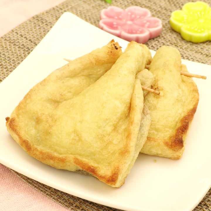 油揚げのつぶあん巾着
