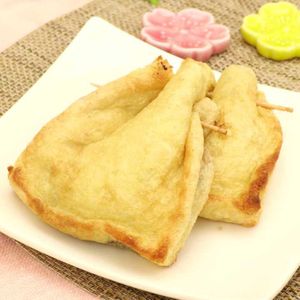 「油揚げのつぶあん巾着」のレシピ動画