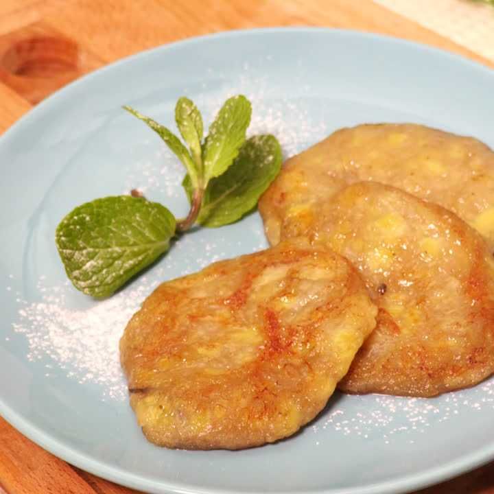 バナナもちもち焼き