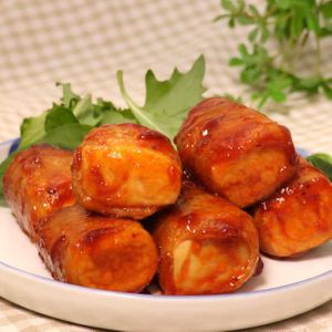 「肉巻きはんぺん」のレシピ動画