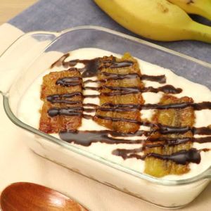 「カラメルバナナヨーグルト」のレシピ動画