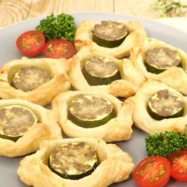 アンチョビとズッキーニのパイ