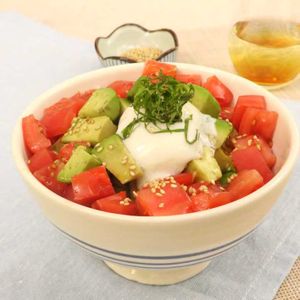 「漬けアボカド丼」のレシピ動画