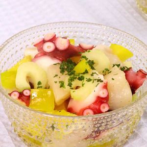 たことほたてのマリネ