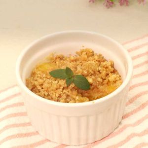 「ピーチジンジャークランブル」のレシピ動画