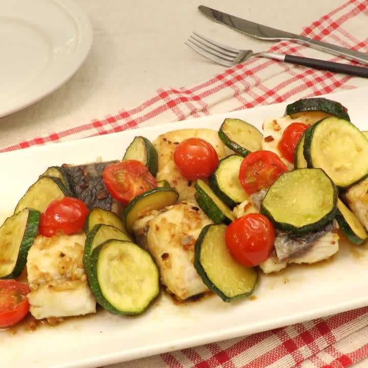 さわらと夏野菜のソテー