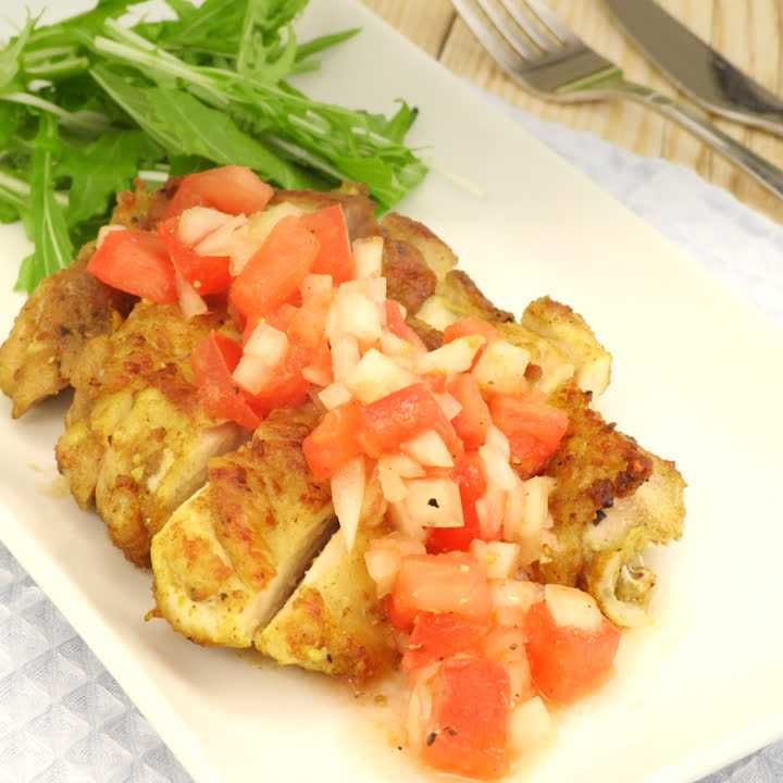 ピリ辛 スパイシー メキシカンチキンサルサソースのレシピ動画 作り方 Delish Kitchen