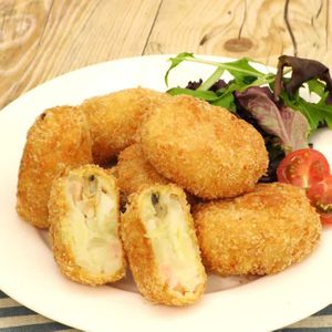 「ごろごろシーフードコロッケ」のレシピ動画