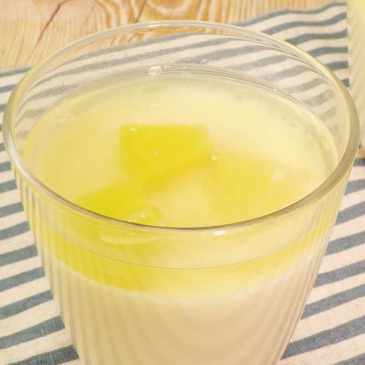 ふるふる豆乳パイナップルゼリー