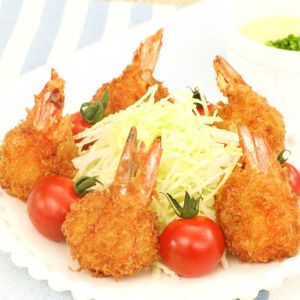 「まんまるエビフライ」のレシピ動画