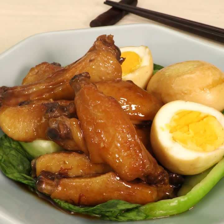 鶏手羽中のオイスターソース煮