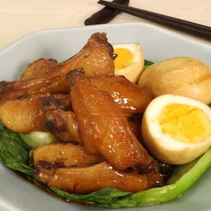 鶏手羽中のオイスターソース煮