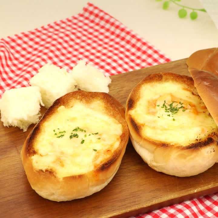 ロールパンでポットパン