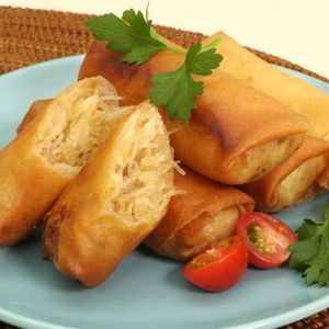 春雨のタイ風揚げ春巻き