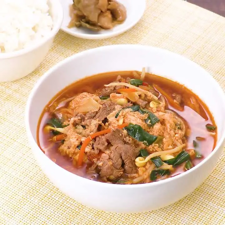 ユッケジャンスープ