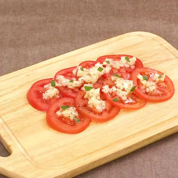 さっぱりトマトサラダ