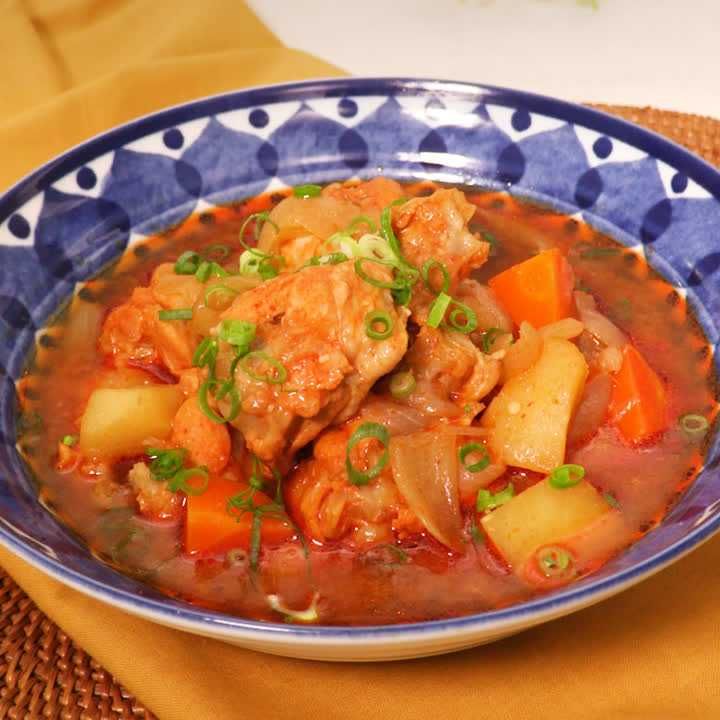 手羽元の旨辛煮