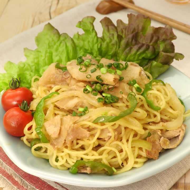 生姜焼き焼きそば