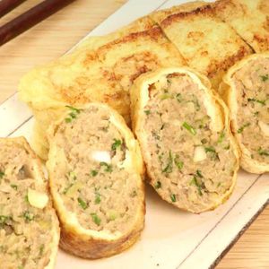 「焼きいなり餃子」のレシピ動画