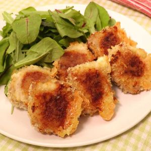 「チーズインロースカツ」のレシピ動画
