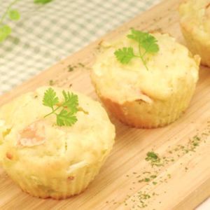 朝食キャベツマフィン