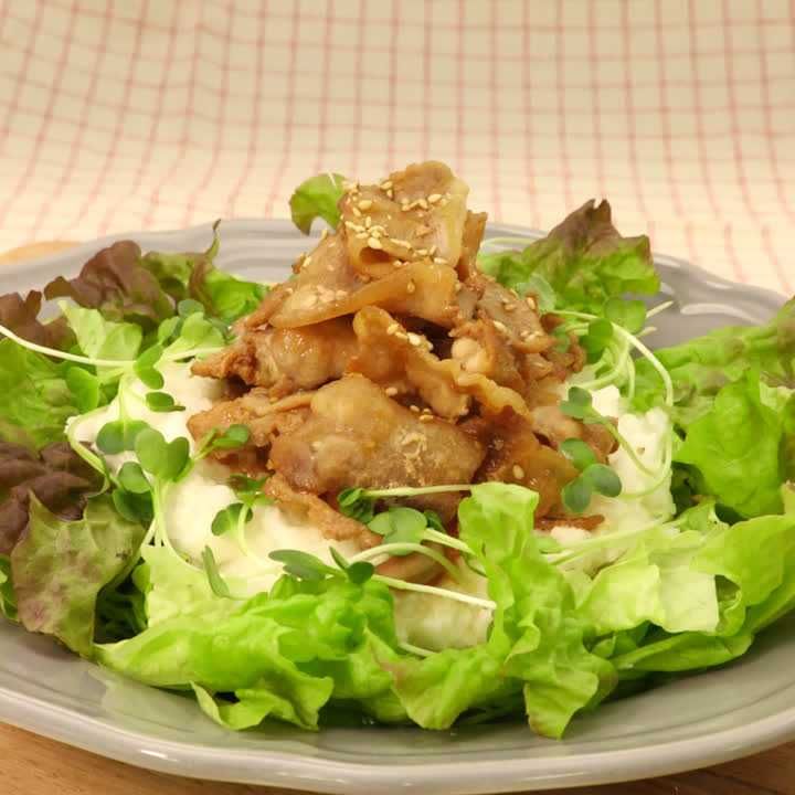 豚とろろサラダ