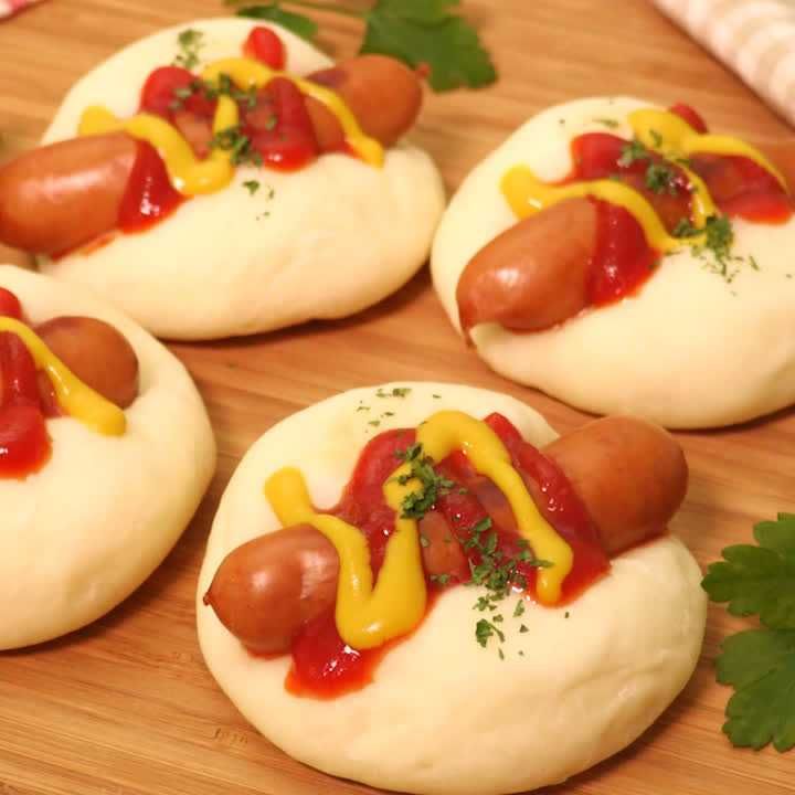 フライパンで簡単♪ ウィンナーパンのレシピ動画・作り方 DELISH KITCHEN