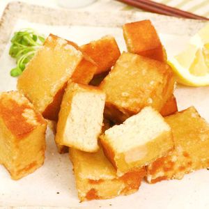 「高野豆腐の甘辛唐揚げ」のレシピ動画