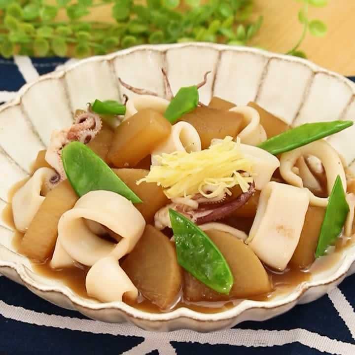 ヤリイカと大根の煮物