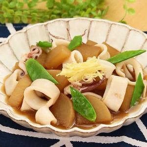 「ヤリイカと大根の煮物」のレシピ動画