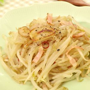 「もやしのペペロンチーノ風炒め」のレシピ動画