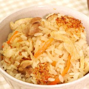 「切干大根煮炊き込みご飯」のレシピ動画