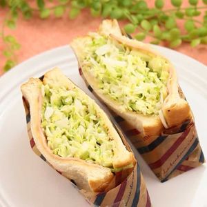 「たっぷりキャベツサンド」のレシピ動画