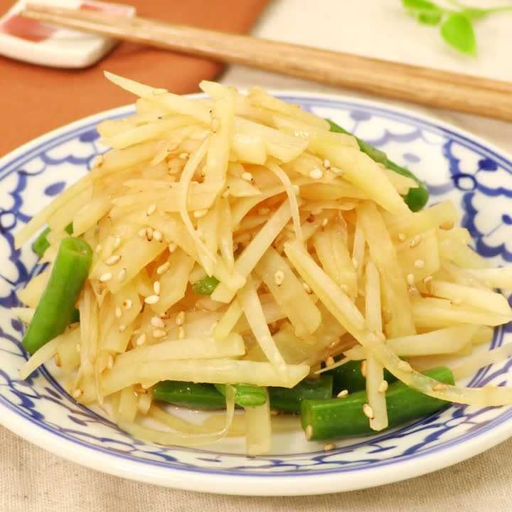 じゃがいもといんげんのオイスター和え