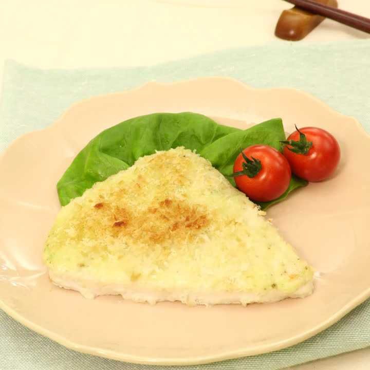 カジキマグロのマヨパン粉焼き