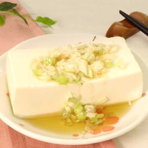 ネギ塩冷奴