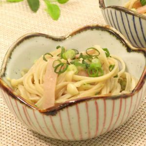 「えのきとハムのポン酢蒸し」のレシピ動画