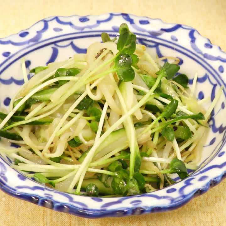 もやしとかいわれのサラダ
