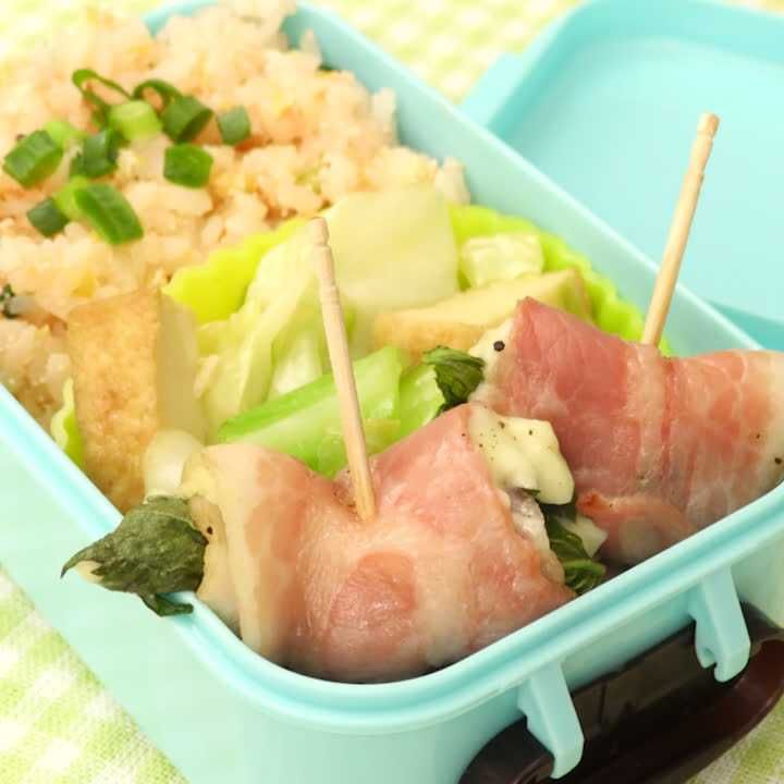 レンジで時短！簡単弁当