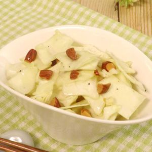 「キャベツのアーモンドあえ」のレシピ動画