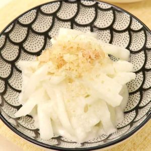柚子胡椒と大根のクリームチーズ和え
