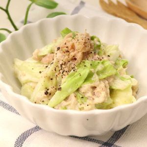 「キャベツとツナの柚子胡椒マヨサラダ」のレシピ動画